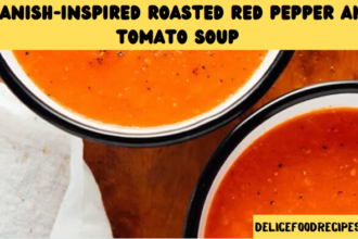 Spanish-Inspired Roasted Red Pepper and Tomato Soup